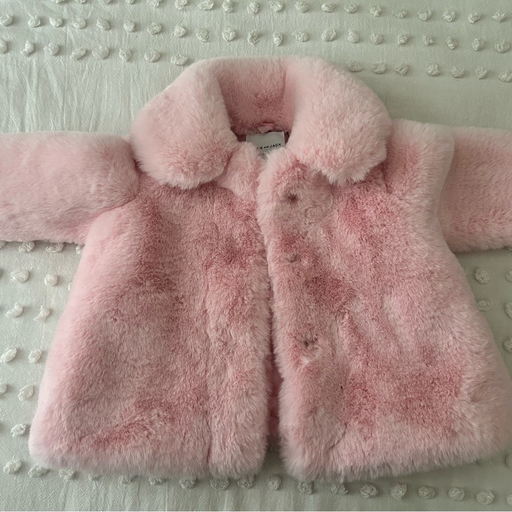 Janie & Jack Faux Fir Coat